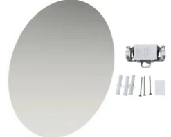 form&style LED-Spiegel HAITI Ø 100 cm beleuchtet Anti-Fog_System dimmbar IP44