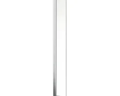 form&style Seitenwand MODENA 30 x 195 cm Profil chrom Klarglas Reversibel schmutzabweisende Glasbeschichtung