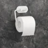 form&style Toilettenpapierhalter zum kleben rund weiß matt