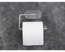 form&style Toilettenpapierhalter zum kleben rund edelstahl