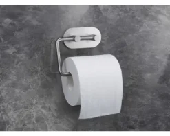 form&style Toilettenpapierhalter zum kleben rund edelstahl