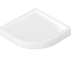 form&style Viertelkreis-Duschwanne HAWAII 90 x 90 x 14 cm weiß glänzend mit Schürze 6072060