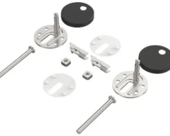 form&style Wand-WC Set SAMAR Tiefspüler ohne Spülrand schwarz matt mit WC-Sitz und Turbo-Flush-Technologie