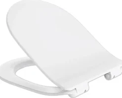 form&style Wand-WC Set SAMAR Tiefspüler ohne Spülrand kurz weiß glänzend mit WC-Sitz und Turbo-Flush-Technologie