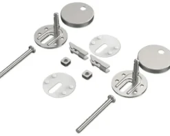 form&style Wand-WC Set SAMAR Tiefspüler ohne Spülrand kurz weiß glänzend mit WC-Sitz und Turbo-Flush-Technologie