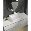 form&style Waschtisch MAKIRA 55 x 44 cm weiß glänzend inkl. keramischen Ablaufventil