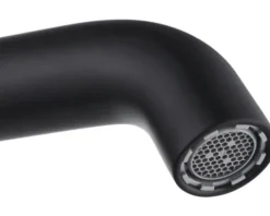 form&style Waschtischarmatur für Aufsatzwaschbecken KUDA XL schwarz matt mit Push-Open-Ablaufventil