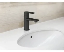 form&style Waschtischarmatur MALE schwarz matt