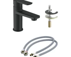 form&style Waschtischarmatur MALE schwarz matt