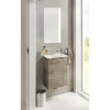 form&style Waschtischunterschrank FELINA BxHxT 44 x 60 cm x 24,3 cm Frontfarbe eiche hell Holzdekor