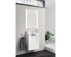 form&style Waschtischunterschrank FELINA BxHxT 52 x 60 cm x 24,3 cm Frontfarbe weiß hochglanz 82271