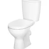 form&style WC-Kombination Set NATUNA Tiefspüler ohne Spülrand weiß glänzend mit WC-Sitz