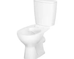 form&style WC-Kombination Set NATUNA Tiefspüler ohne Spülrand weiß glänzend mit WC-Sitz