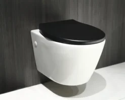 form&style WC-Sitz Bathala schwarz matt Absenkautomatik