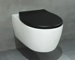 form&style WC-Sitz Bathala schwarz matt Absenkautomatik