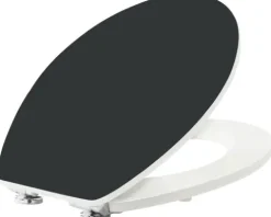 form&style WC-Sitz Color Edge schwarz mit Absenkautomatik