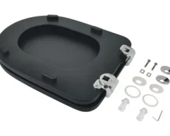 form&style WC-Sitz Dominica Uni schwarz matt Absenkautomatik