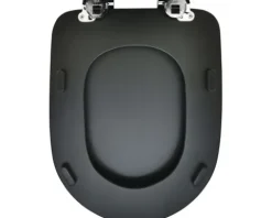 form&style WC-Sitz Dominica Uni schwarz matt Absenkautomatik