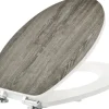 form&style WC-Sitz Eiche grau MDF mit Absenkautomatik