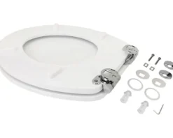 form&style WC-Sitz MDF Flower mit Absenkautomartik und leicht abnehmbar