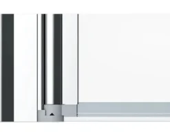 form&style Badewannenaufsatz 1-teilig BAFIA 75 x 140 cm Klarglas Profilfarbe chrom