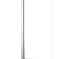 form&style Badewannenaufsatz 1-teilig BAFIA 75 x 140 cm Klarglas Profilfarbe chrom
