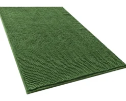 form&style Badteppich Chenille 80 x 50 cm tannengrün