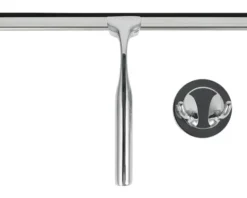 form&style Duschkabinenabzieher inkl. Halterung Edelstahl
