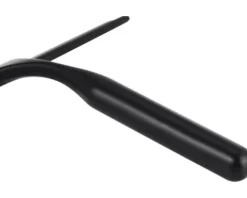 form&style Duschkabinenabzieher mit Halter 24,3 cm schwarz
