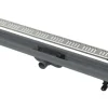 form&style Duschrinne REDONDA 550 x 62 mm Abflussleistung 28 l/min Rost edelstahl matt