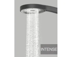 form&style Duschsäule inkl. Thermostat KUDA CoolTouch Verbrühschutz Easy Clean schwarz matt