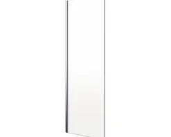 form&style Duschwand MODENA 120 x 195 cm Profil chrom Glasdekor Spiegelglas schmutzabweisende Glasbeschichtung