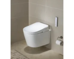 form & style Dusch-WC-Sitz Pagan weiß mit Absenkautomatik mit Fön, LED Nachtlicht; Sitzheizung und Fernbedienung, Wassertemperatur einstellbar