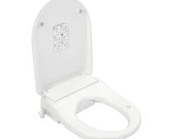 form & style Dusch-WC-Sitz Pagan weiß mit Absenkautomatik mit Fön, LED Nachtlicht; Sitzheizung und Fernbedienung, Wassertemperatur einstellbar