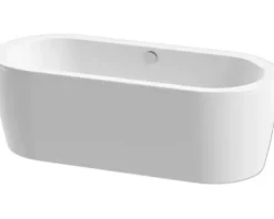 form&style Freistehende Badewanne SANSIBAR 80 x 180 cm weiß glänzend