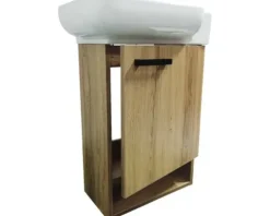 form&style Gäste-Badmöbel-Set Venas 54 cm inkl. Keramikwaschtisch Legnano-Optik