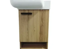 form&style Gäste-Badmöbel-Set Venas 54 cm inkl. Keramikwaschtisch Legnano-Optik