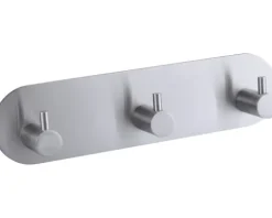 form&style Hakenleiste zum kleben 3-fach rund edelstahl