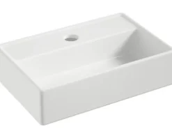 form&style Handwaschbecken MAKIRA 39 x 26 cm weiß glänzend