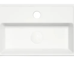 form&style Handwaschbecken MAKIRA 39 x 26 cm weiß glänzend