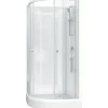 form&style Komplettdusche COOKS Viertelkreis 85 x 85 x 195 cm weiß