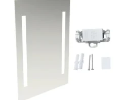 form&style LED-Spiegel FOUCHE 50 x 70 cm IP 44 mit Dimmfunktion und Lichtfarbeneinstellung