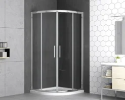 form&style Runddusche MOOREA R550 90 x 90 cm Klarglas Profilfarbe chrom