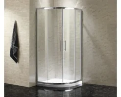 form&style Runddusche MOOREA R550 90 x 90 cm Klarglas Profilfarbe chrom