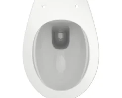 form&style Stand-WC LEYTE Tiefspüler offener Spülrand erhöht weiß ohne WC-Sitz