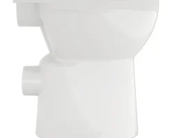 form&style Stand-WC LEYTE Tiefspüler offener Spülrand erhöht weiß ohne WC-Sitz