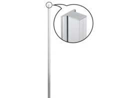 form&style Stapelprofil MODENA 1975 mm chrom