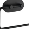 form&style Toilettenpapierhalter zum kleben rund ohne Deckel schwarz