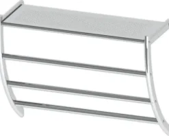 form&style Wandregal mit Handtuchstange 42x56 cm