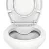 form&style Wand-WC Set Obira Tiefspüler spülrandlos weiß glänzend mit WC-Sitz
